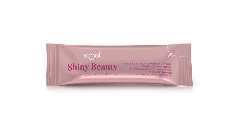 Sanol LAB, Shiny Beauty Premium Collagen Complex, 1 vrečka (enojno pakiranje)