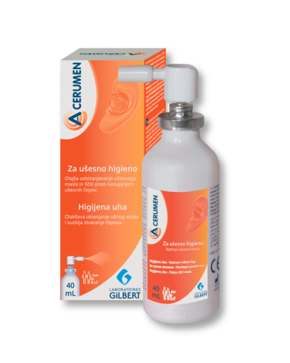 A-CERUMEN sprej za ušesa, 40 ml