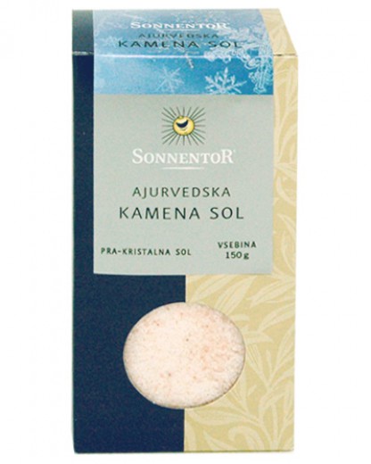 Ajurvedska fina sol Sonnentor, 150 g