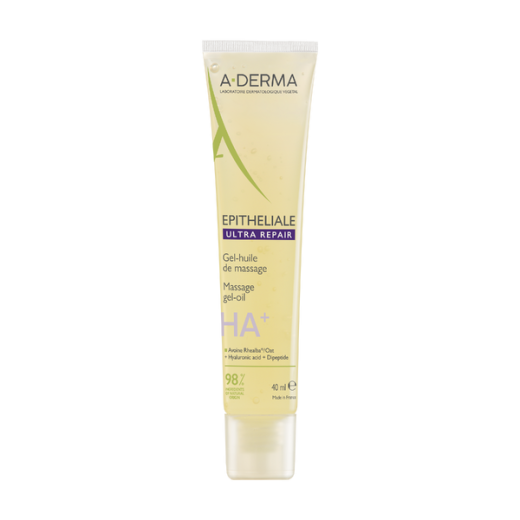 A-Derma, Epithelial ULTRA REPAIR MASSAGE gel-olje za masažo, 40 ml