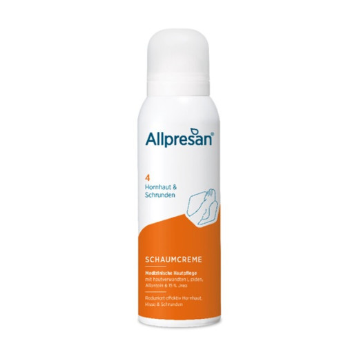 Allpresan pedicare 4, kremna pena za trdo in razpokano kožo stopal, 125 ml