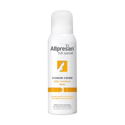 Allpresan pedicare 3, kremna pena za zelo suho kožo nog, 125 ml