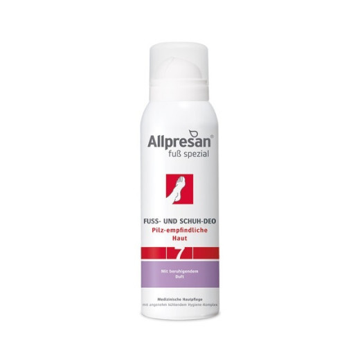 Allpresan pedicare 7, dezodorant za noge in obutev, 125 ml