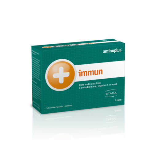 aminoplus immun, granulat za napitek, 7 vrečk