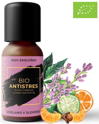 AROMATRIP®, ANTISTRES, BIO aroma mešanica eteričnih olj, 15 ml