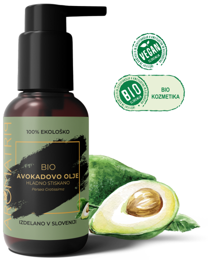 AROMATRIP®, BIO AVOKADOVO olje, 100 ml