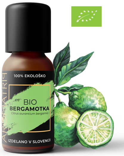 AROMATRIP®, BERGAMOTKA, BIO eterično olje, 15 ml