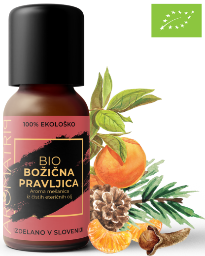 AROMATRIP®, BOŽIČNA PRAVLJICA, BIO aroma mešanica eteričnih olj, 15 ml