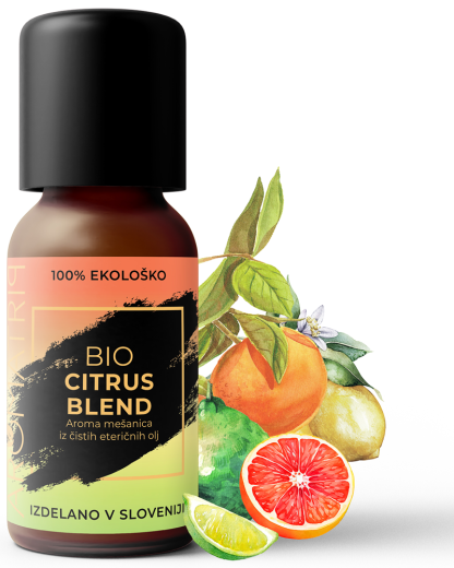 AROMATRIP®, CITRUS BLEND, BIO aroma mešanica eteričnih olj, 15 ml