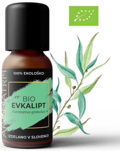 AROMATRIP®, EVKALIPT, BIO eterično olje, 15 ml