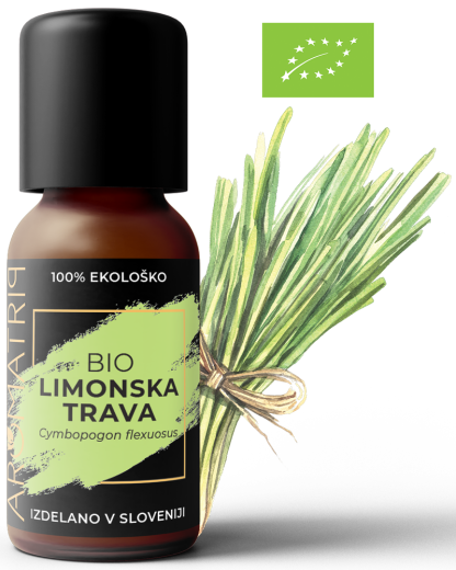 AROMATRIP®, LIMONSKA TRAVA, BIO eterično olje, 15 ml