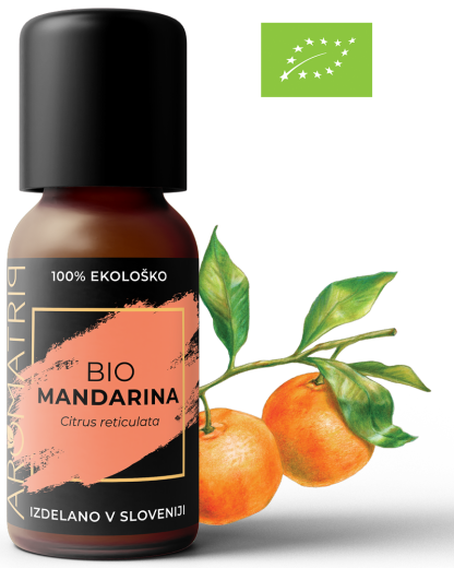 AROMATRIP®, MANDARINA, BIO eterično olje, 15 ml