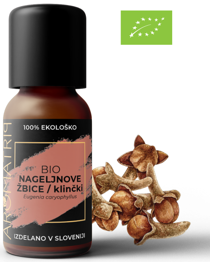 AROMATRIP®, NAGELJNOVE ŽBICE (klinčki), BIO eterično olje, 15 ml