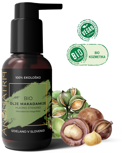 AROMATRIP®, BIO olje MAKADAMIJE, 100 ml