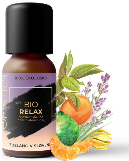 AROMATRIP®, RELAX, BIO aroma mešanica eteričnih olj, 15 ml