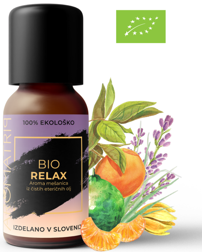 AROMATRIP®, RELAX, BIO aroma mešanica eteričnih olj, 15 ml