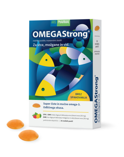 Ars Pharmae, OMEGAStrong®­, 30 mehkih pastil