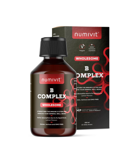 Holistic, B kompleks, 250 ml, prehransko dopolnilo, s sladilom