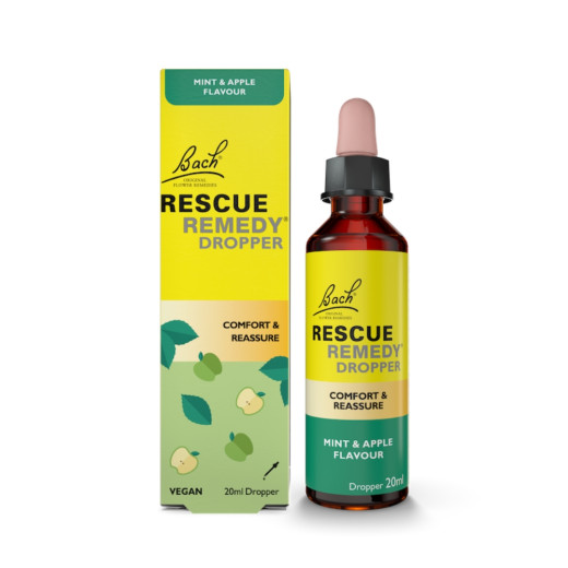 Bach RESCUE® kapljice, okus jabolko in meta, 20 ml