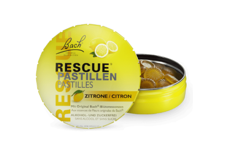 Bach RESCUE® pastile, limona, 50g