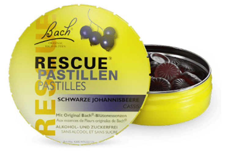 Bach RESCUE® pastile, črni ribez, 50g