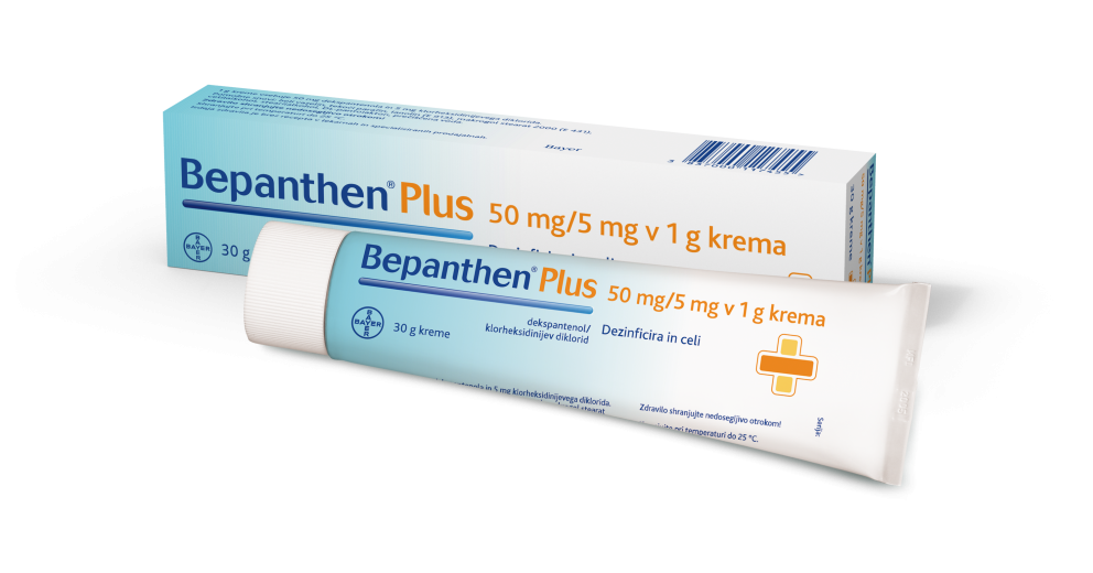 Bepanthen Plus 50 mg/5 mg v 1 g krema, 30 g