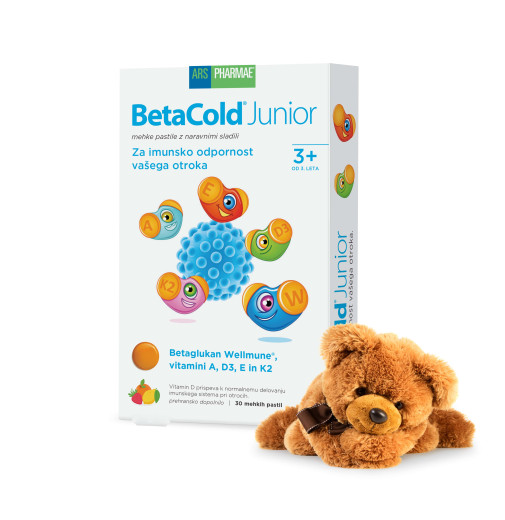 Ars Pharmae, BetaCold® Junior, 30 mehkih pastil