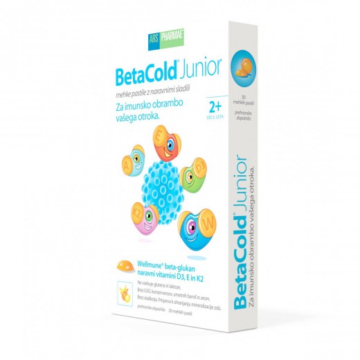 BetaCold Junior, 30 mehkih pastil