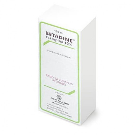 Betadine 100 mg/ml dermalna raztopina, 100 ml