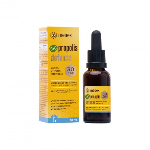 Medex, BIO propolis defense APF30, raztopina na vodni osnovi, 30 ml