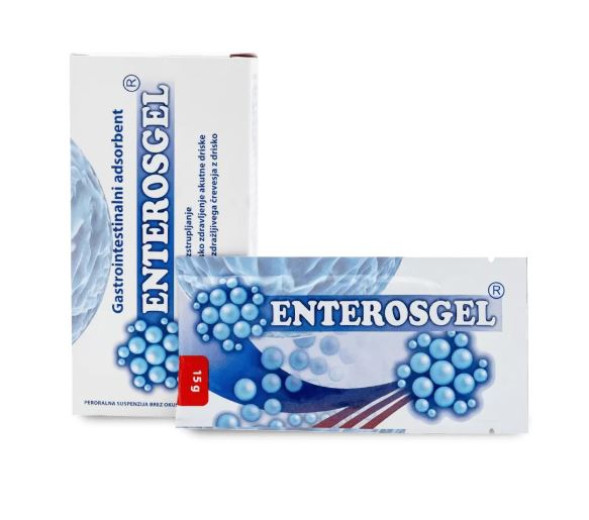Bioline Products, Enterosgel paket vrečk, 10 x 15 g