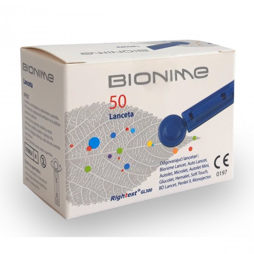 Bionime Rightest GL300, 50 lancet 