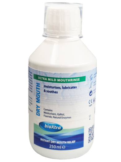 BioXtra, ustna voda za suha usta, 250 ml