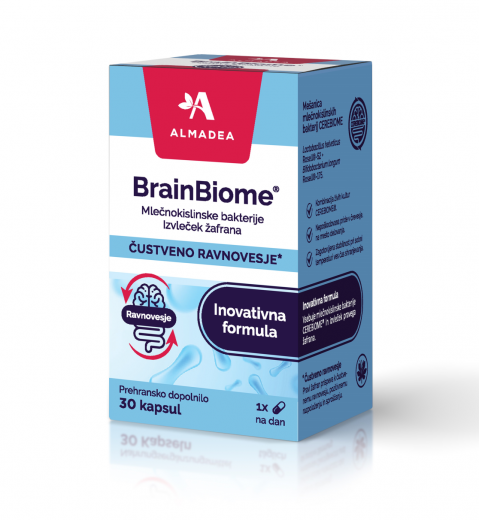 BrainBiome, za čustveno ravnovesje, 30 kapsul 