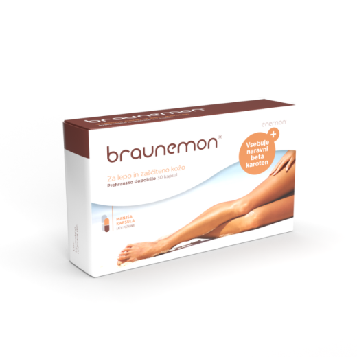 Braunemon, kapsule za porjavitev, 30 kapsul