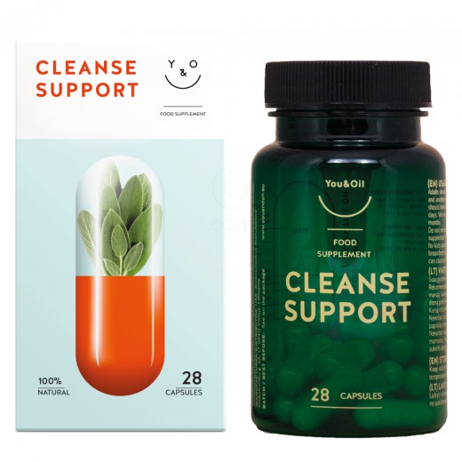 Cleanse Support, 28 kapsul