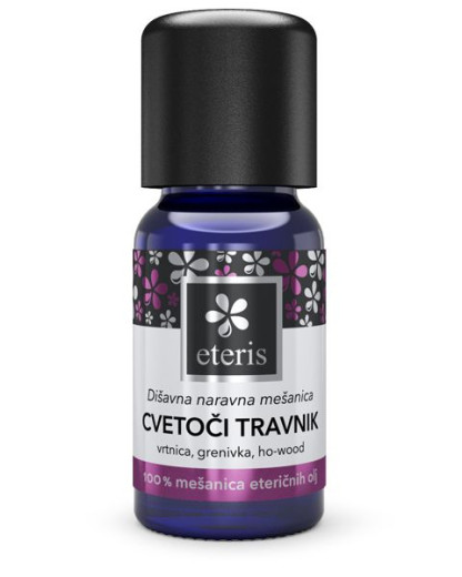 Eteris, Cvetoči travnik, mešanica naravnih eteričnih olj, 10 ml