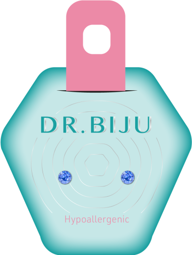 Dr. Biju, Hipoalergeni uhani Xiri Sapphire
