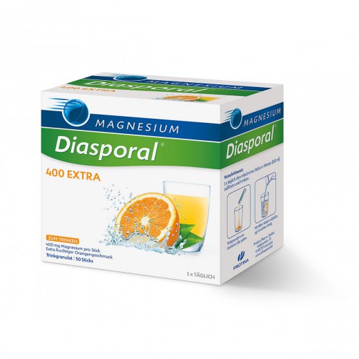 Magnesium - Diasporal, extra, 400 mg, 50 vrečk