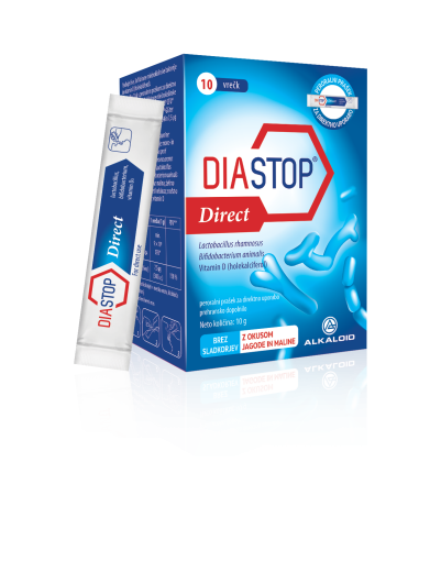 DIASTOP® Direct peroralni prašek za direktno uporabo, 10 vrečk