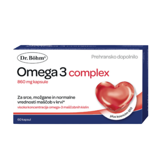 Dr. Böhm, omega 3 kompleks, 60 kapsul