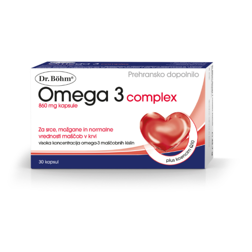 Dr. Böhm, omega 3 kompleks, 30 kapsul