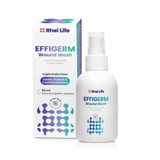 Effigerm, raztopina za izpiranje ran, 60 ml