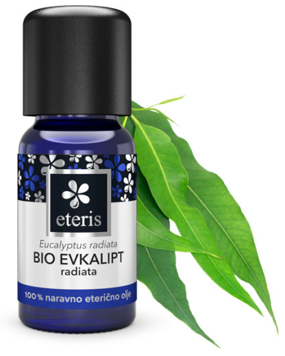 Eteris, Evkalipt radiata, bio eterično olje, 10 ml