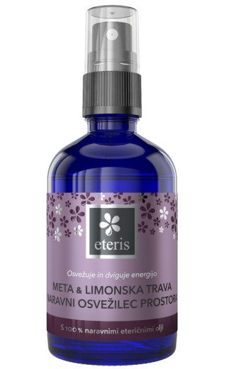 Eteris, Naravni osvežilec prostora meta in limonska trava, 100 ml