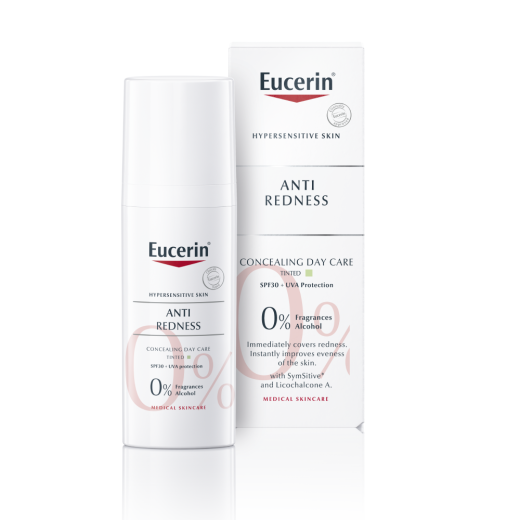 Eucerin, AntiRedness prekrivna krema proti rdečici ZF30, 50 ml