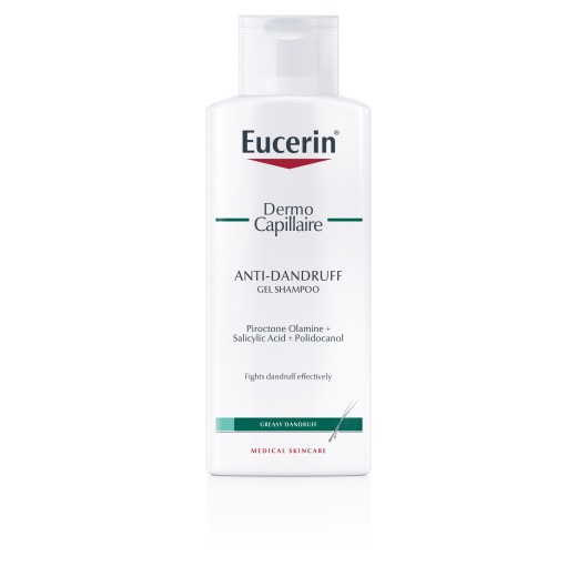 Eucerin, DermoCapillaire šampon proti prhljaju mastni prhljaj, 250 ml