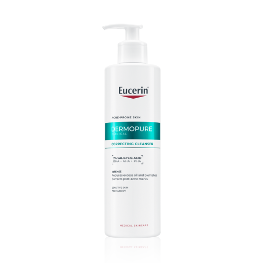 Eucerin, DermoPURE Clinical obnovitveni čistilni gel, 400 ml