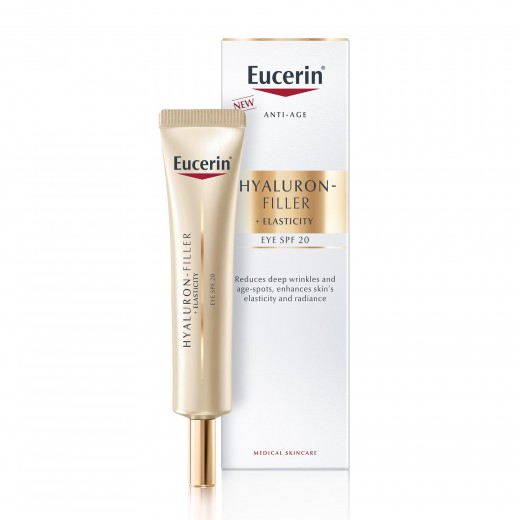 Eucerin Hyaluron Filler Elasticity krema za okrog oči z ZF15 15 ml