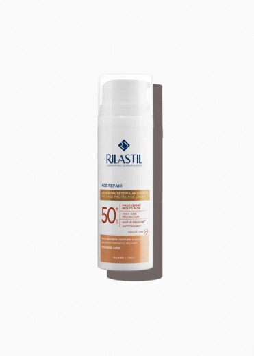 Rilastil, Age Repair obarvana zaščitna krema SPF50+, 50 ml